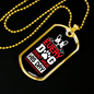 Every Dog Have His Day White Necklace Stainless Steel or 18k Gold Dog Tag 24" Chain-Express Your Love Gifts