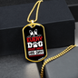 Every Dog Have His Day White Necklace Stainless Steel or 18k Gold Dog Tag 24" Chain-Express Your Love Gifts