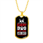 Every Dog Have His Day White Necklace Stainless Steel or 18k Gold Dog Tag 24" Chain-Express Your Love Gifts