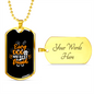 Every Dog is My Best Friend Necklace Stainless Steel or 18k Gold Dog Tag 24" Chain-Express Your Love Gifts