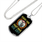 Every Dog Must Have Blue Necklace Stainless Steel or 18k Gold Dog Tag 24" Chain-Express Your Love Gifts