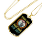 Every Dog Must Have Blue Necklace Stainless Steel or 18k Gold Dog Tag 24" Chain-Express Your Love Gifts