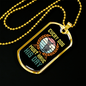Every Dog Must Have Blue Necklace Stainless Steel or 18k Gold Dog Tag 24" Chain-Express Your Love Gifts