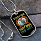 Every Dog Must Have Blue Necklace Stainless Steel or 18k Gold Dog Tag 24" Chain-Express Your Love Gifts