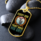 Every Dog Must Have Blue Necklace Stainless Steel or 18k Gold Dog Tag 24" Chain-Express Your Love Gifts
