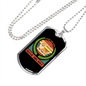 Every Dog Must Have Circle Necklace Stainless Steel or 18k Gold Dog Tag 24" Chain-Express Your Love Gifts