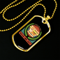 Every Dog Must Have Circle Necklace Stainless Steel or 18k Gold Dog Tag 24" Chain-Express Your Love Gifts