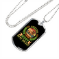 Every Dog Must Have Green Necklace Stainless Steel or 18k Gold Dog Tag 24" Chain-Express Your Love Gifts