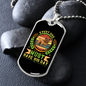 Every Dog Must Have Green Necklace Stainless Steel or 18k Gold Dog Tag 24" Chain-Express Your Love Gifts