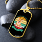 Every dog must have his day-0128 Necklace Stainless Steel or 18k Gold Dog Tag 24" Chain-Express Your Love Gifts