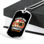 Every Dog Must Have His Day-10 Necklace Stainless Steel or 18k Gold Dog Tag 24" Chain-Express Your Love Gifts