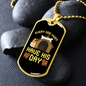Every Dog Must Have Necklace Stainless Steel or 18k Gold Dog Tag 24" Chain-Express Your Love Gifts