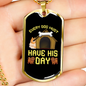 Every Dog Must Have Necklace Stainless Steel or 18k Gold Dog Tag 24" Chain-Express Your Love Gifts