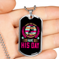 Every Dog Must Have Pink Necklace Stainless Steel or 18k Gold Dog Tag 24" Chain-Express Your Love Gifts