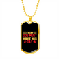 Every Dog Must Have Plain Necklace Stainless Steel or 18k Gold Dog Tag 24" Chain-Express Your Love Gifts