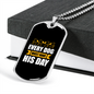 Every Dog Must Have Puppies Necklace Stainless Steel or 18k Gold Dog Tag 24" Chain-Express Your Love Gifts