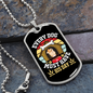 Every Dog Must Have White Necklace Stainless Steel or 18k Gold Dog Tag 24" Chain-Express Your Love Gifts