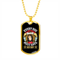 Every Dog Must Have White Necklace Stainless Steel or 18k Gold Dog Tag 24" Chain-Express Your Love Gifts