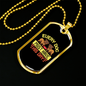 Every Dog Must Have Yellow Necklace Stainless Steel or 18k Gold Dog Tag 24" Chain-Express Your Love Gifts