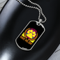 Every Dog Must Have Yellow Paw Necklace Stainless Steel or 18k Gold Dog Tag 24" Chain-Express Your Love Gifts