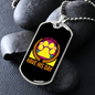 Every Dog Must Have Yellow Paw Necklace Stainless Steel or 18k Gold Dog Tag 24" Chain-Express Your Love Gifts