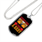 Every Dog Needs a Baby Necklace Stainless Steel or 18k Gold Dog Tag 24" Chain-Express Your Love Gifts
