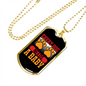 Every Dog Needs a Baby Necklace Stainless Steel or 18k Gold Dog Tag 24" Chain-Express Your Love Gifts