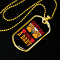 Every Dog Needs a Baby Necklace Stainless Steel or 18k Gold Dog Tag 24" Chain-Express Your Love Gifts