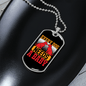Every Dog Needs a Baby Red Necklace Stainless Steel or 18k Gold Dog Tag 24" Chain-Express Your Love Gifts