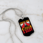 Every Dog Needs a Baby Red Necklace Stainless Steel or 18k Gold Dog Tag 24" Chain-Express Your Love Gifts