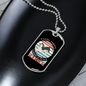Every Puppy Blue Necklace Stainless Steel or 18k Gold Dog Tag 24" Chain-Express Your Love Gifts