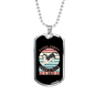 Every Puppy Blue Necklace Stainless Steel or 18k Gold Dog Tag 24" Chain-Express Your Love Gifts