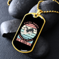 Every Puppy Blue Necklace Stainless Steel or 18k Gold Dog Tag 24" Chain-Express Your Love Gifts