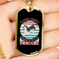 Every Puppy Blue Necklace Stainless Steel or 18k Gold Dog Tag 24" Chain-Express Your Love Gifts