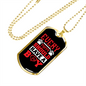 Every Puppy Red Necklace Stainless Steel or 18k Gold Dog Tag 24" Chain-Express Your Love Gifts