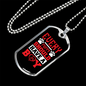 Every Puppy Red Necklace Stainless Steel or 18k Gold Dog Tag 24" Chain-Express Your Love Gifts