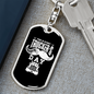 Every Trucker'S Day Swivel Keychain Dog Tag Stainless Steel or 18k Gold-Express Your Love Gifts