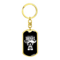 Every Trucker'S Day Swivel Keychain Dog Tag Stainless Steel or 18k Gold-Express Your Love Gifts