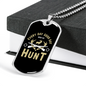 Everyday Hunting Necklace Stainless Steel or 18k Gold Dog Tag 24" Chain-Express Your Love Gifts
