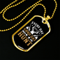 Everyday Is A Good Day To Hunt Necklace Stainless Steel or 18k Gold Dog Tag 24" Chain-Express Your Love Gifts
