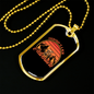Everyday Is A New Adventure Cycling Necklace Stainless Steel or 18k Gold Dog Tag 24"-Express Your Love Gifts