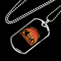 Everyday Is A New Adventure Cycling Necklace Stainless Steel or 18k Gold Dog Tag 24"-Express Your Love Gifts