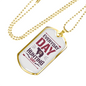 Everyday Is Hunting Day Necklace Stainless Steel or 18k Gold Dog Tag 24"-Express Your Love Gifts