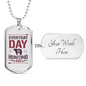 Everyday Is Hunting Day Necklace Stainless Steel or 18k Gold Dog Tag 24"-Express Your Love Gifts