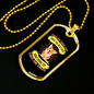Everyone Thinks Necklace Stainless Steel or 18k Gold Dog Tag 24" Chain-Express Your Love Gifts