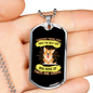 Everyone Thinks Necklace Stainless Steel or 18k Gold Dog Tag 24" Chain-Express Your Love Gifts