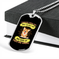 Everyone Thinks Necklace Stainless Steel or 18k Gold Dog Tag 24" Chain-Express Your Love Gifts