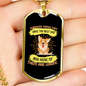 Everyone Thinks Necklace Stainless Steel or 18k Gold Dog Tag 24" Chain-Express Your Love Gifts