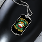 Everything I Know Bones Necklace Stainless Steel or 18k Gold Dog Tag 24" Chain-Express Your Love Gifts