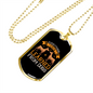Everything I Know Dogs Necklace Stainless Steel or 18k Gold Dog Tag 24" Chain-Express Your Love Gifts